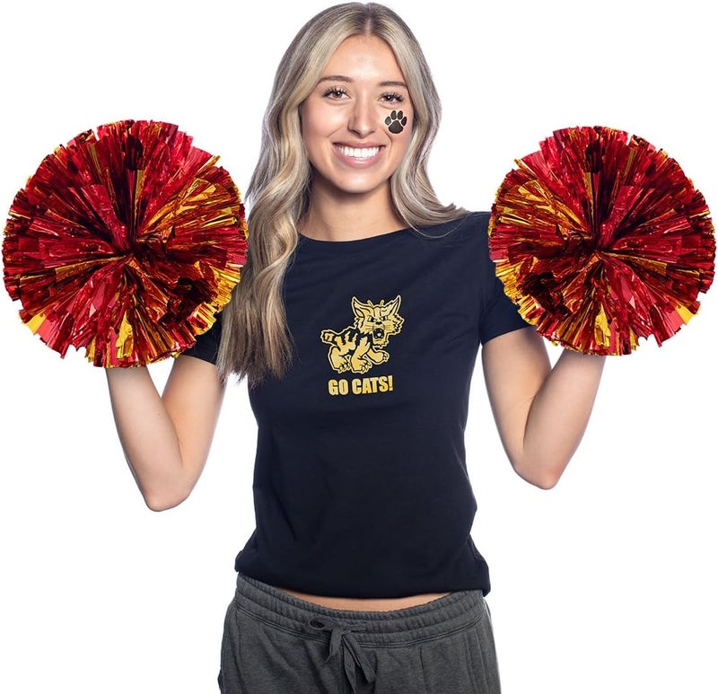 Anderson's Metallic Red & Gold Foil Baton School Spirit Shakers, Cheerleader Pom Poms, Football, Basketball, Homecoming Squad, Team, Party, Dance, Club, Performance, Fan Celebration Pack of 2 - Image 5